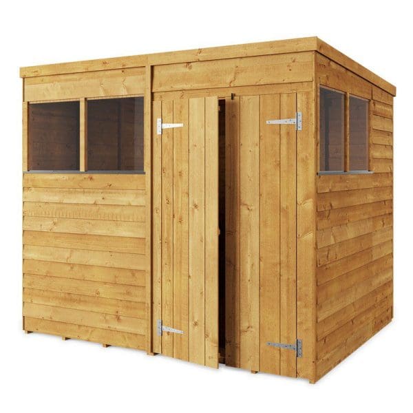 Overlap 8x6 Windowed Pent Shed