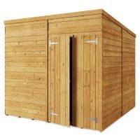 Overlap 8x8 Windowless Pent Shed