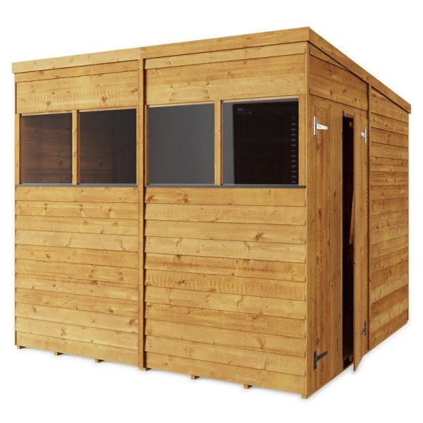 Overlap 8x8 Windowed Pent Shed - Image 2
